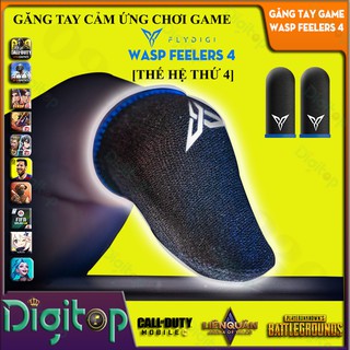 Flydigi Wasp Feelers 4 | Bao ngón tay chơi game chống mồ hôi trơn trượt dành cho điện thoại