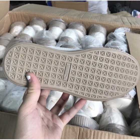 [xả hàng] Giày thể thao Sneaker Puma nữ,Puma đế nâu da bóng,đen trắng, full trắng hottrend 2021 | BigBuy360 - bigbuy360.vn