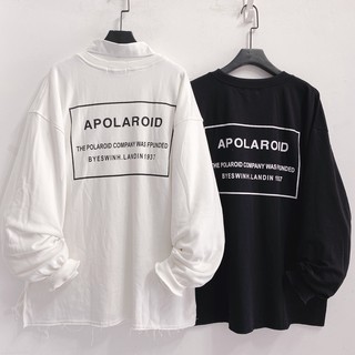 Áo sweater APOLAR xẻ tà (hình thật)