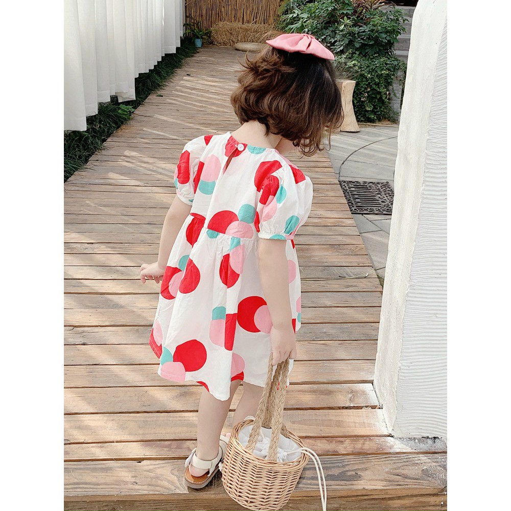 Váy ĐŨI chấm bi cho bé yêu