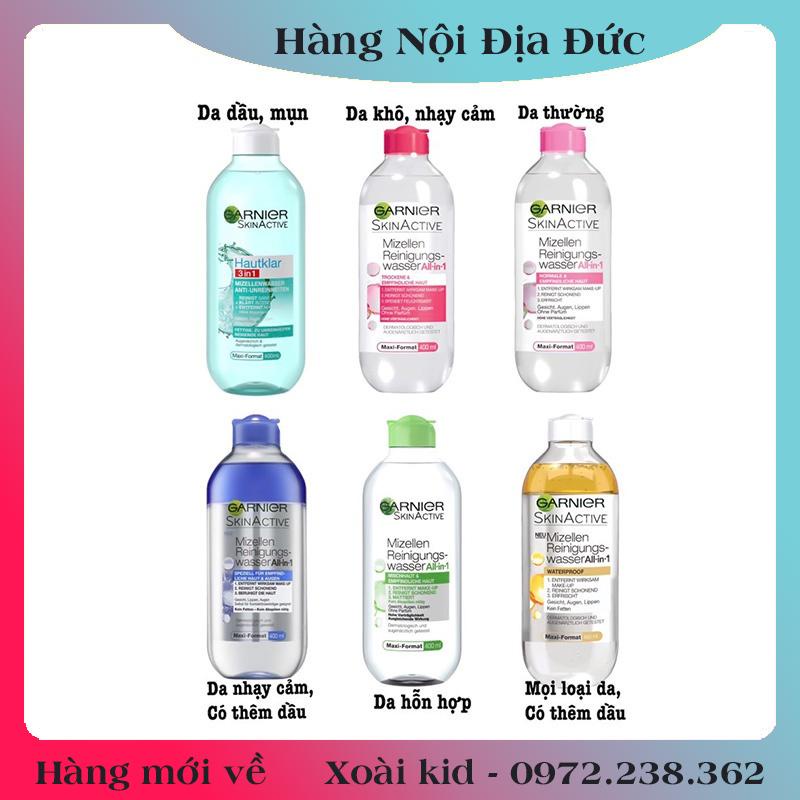 [auth] Nước tẩy trang Garnier chuẩn Đức [kèm Bill] [Hot]