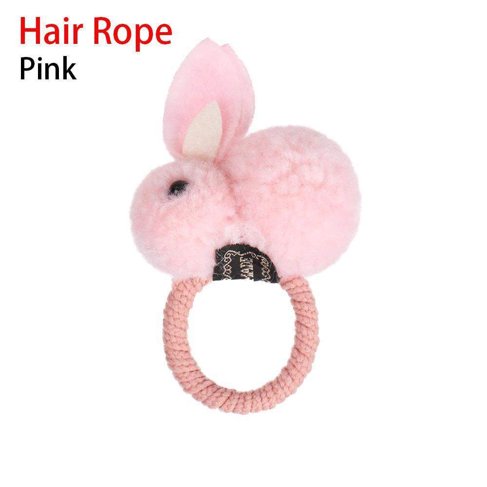 Dây Cột Tóc Co Giãn Hình Thỏ Dễ Thương Cho Bé