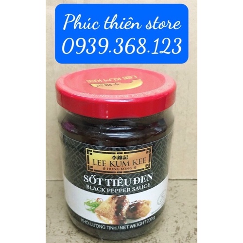 Sốt tiêu đen Lee Kum kee 230g/ black pepper sauce 230g