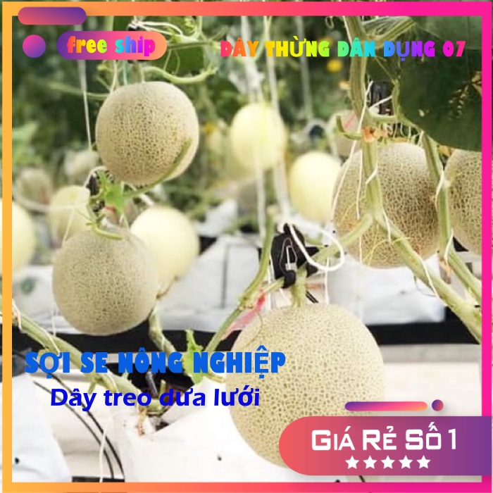 DÂY TREO DƯA LƯỚI, DÂY TREO CÀ CHUA, SỢI SE NÔNG NGHIỆP (cuộn 1kg)