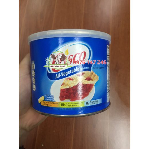 Shortening Crisco hũ 453gr