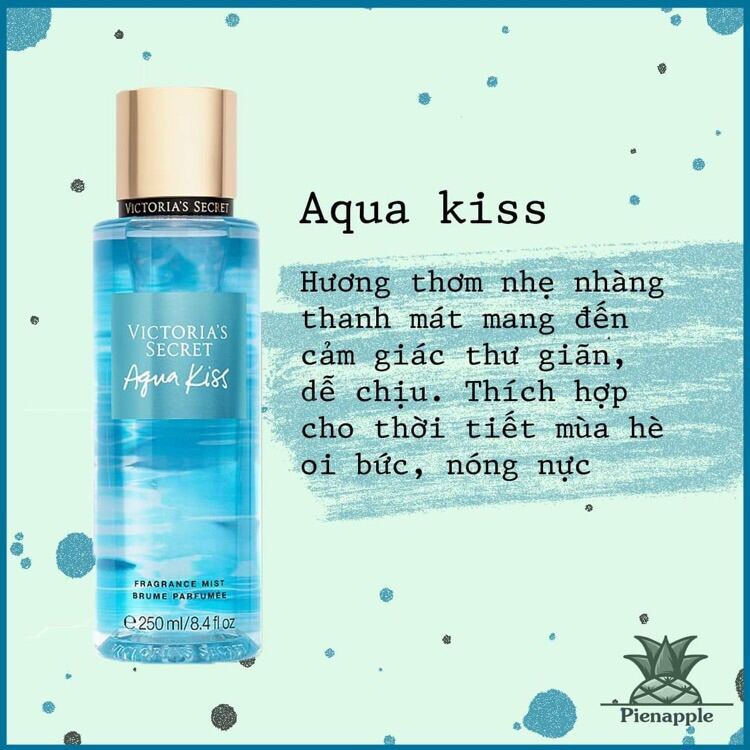 Xịt thơm hương nước hoa toàn thân body mist Victoria Secret Aqua Kiss 30ml/50ml/100ml