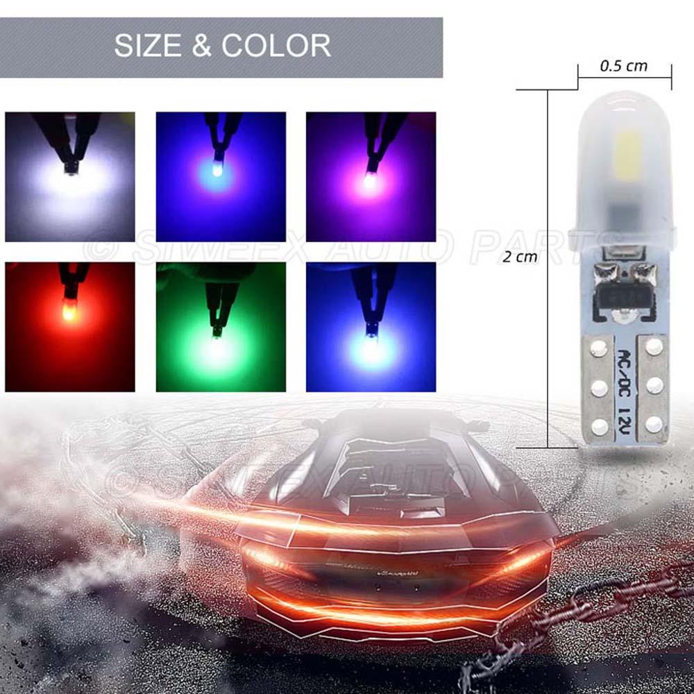 VANES1 Bộ 10 ĐèN Led 3014 SMD 12V DC ẤM ÁP Cho TáP Lô Xe Hơi