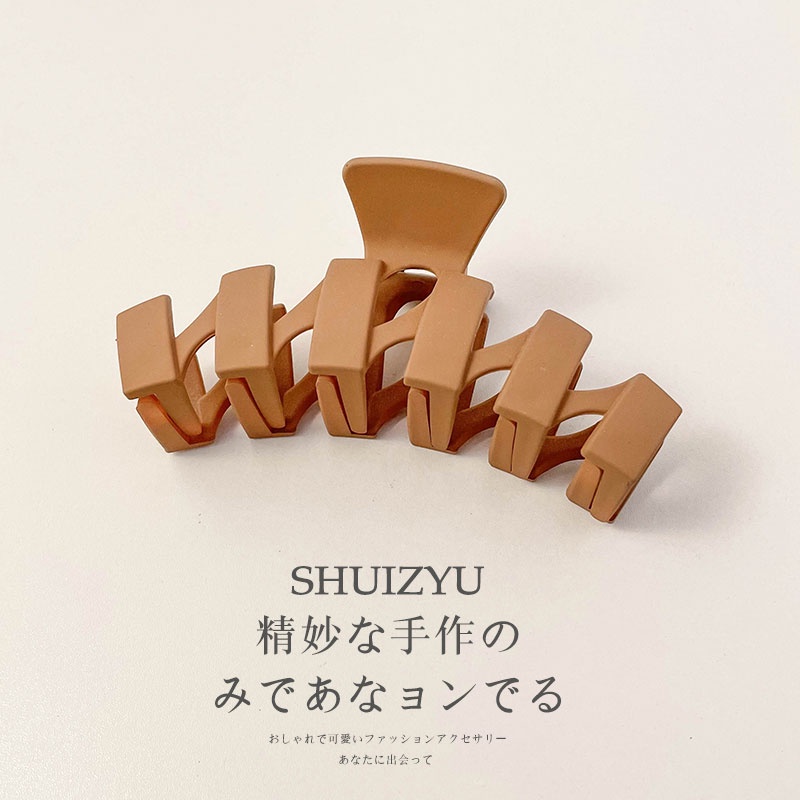 Kẹp Tóc Màu Nâu Kiểu Dáng Cổ Điển