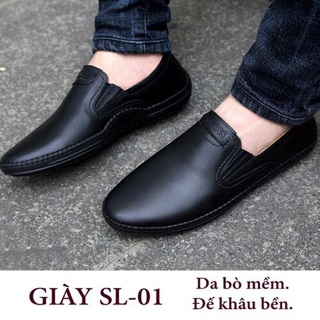 GIÀY NAM DA BÒ THẬT DA MỀM