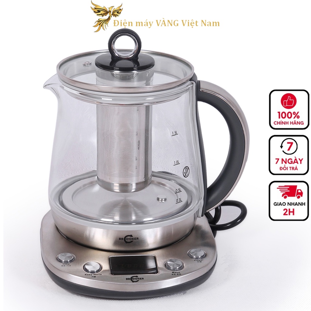 Ấm đun nấu đa năng, chưng yến, nấu cháo, hầm BBcooker BS 20