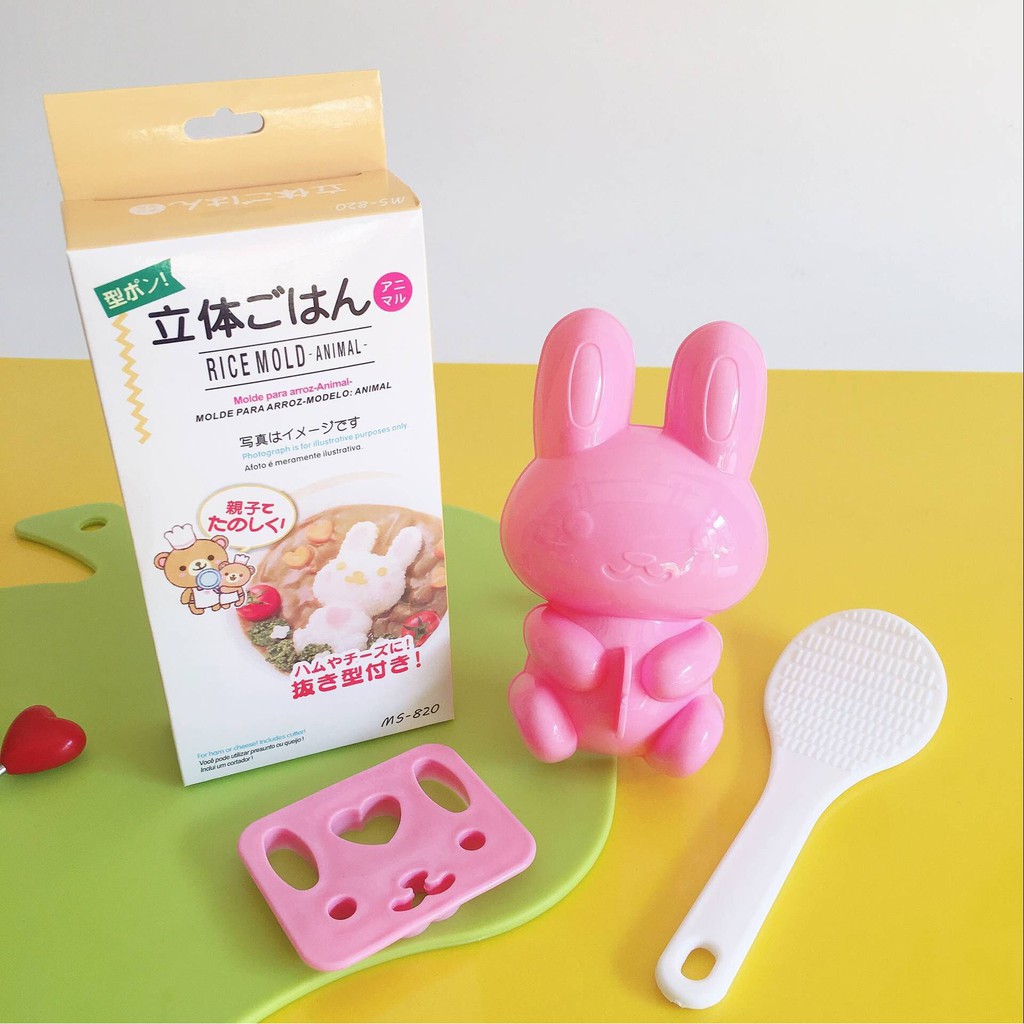 Khuôn Cơm Thỏ Dễ Thương -  Khuôn tạo hình cơm, bánh cho bé