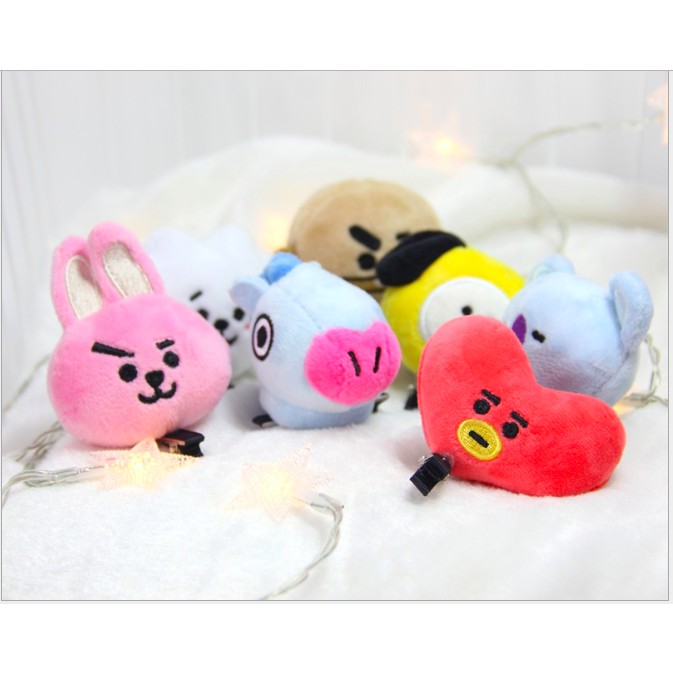 Kẹp tóc bông nhân vật Bangtan