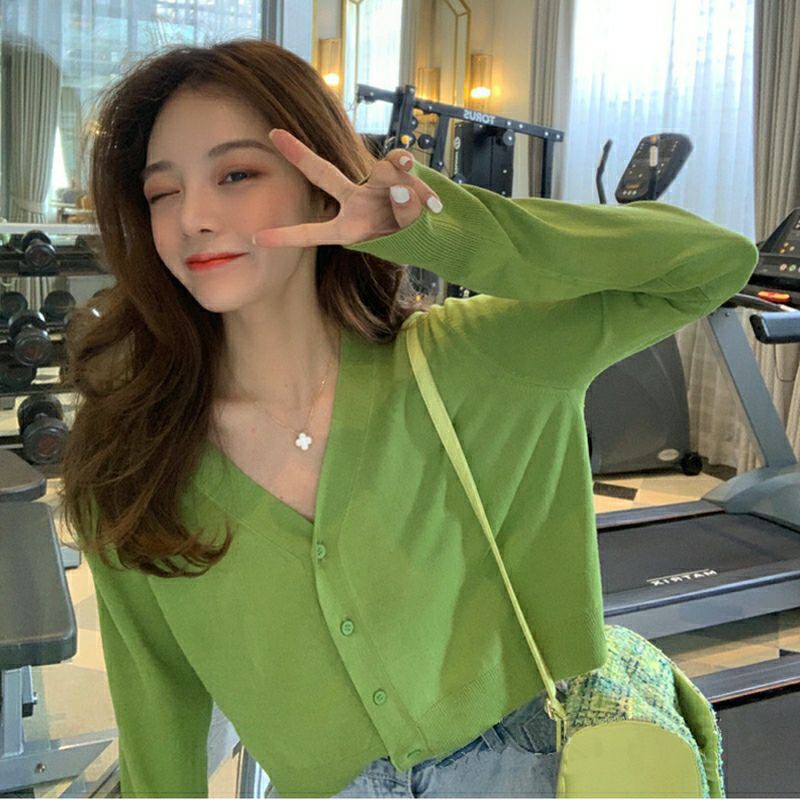 làEM _Cardigan len dáng ngắn 3 màu | BigBuy360 - bigbuy360.vn