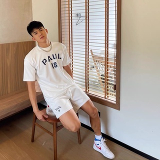 Đồ Bộ Thun Nam Mùa Hè - Bộ Nam Mùa Hè in Chữ PAUL Chất Thun Cotton ĐẸP MÊ