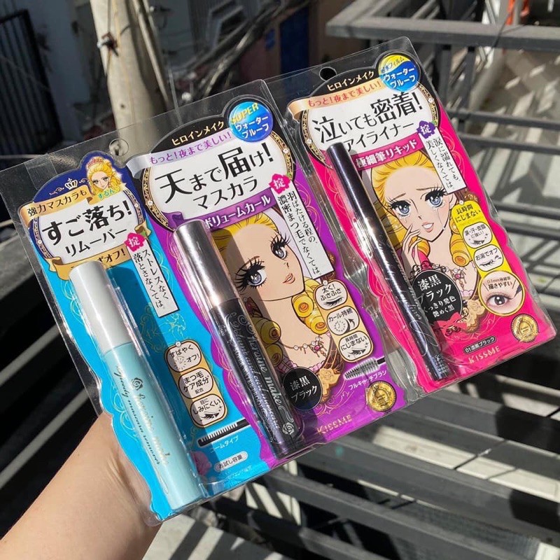 Set Mascara - Kẻ mắt - Tẩy trang mắt KISS ME Heroine
