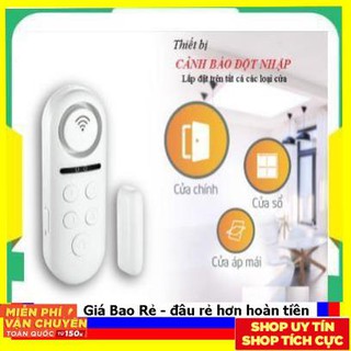 Thiết bị cảnh báo đột nhập lắp cửa iHome. Chức năng Báo khách+ báo trộm qua Dthoai. Chính hãng FPT