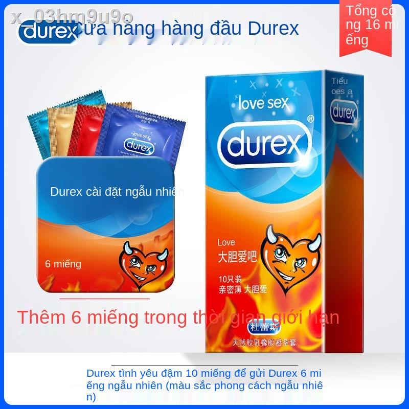 ✖⊕Bao cao su Durex nam siêu mỏng bao cao su nữ kéo dài thời gian trì hoãn bộ sản phẩm người lớn cuộc sống vui vẻ của các