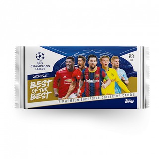 Pack 7 thẻ cầu thủ bóng đá Topps Best of the Best 2020/21