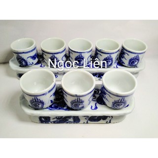 Bộ 3 ly, 5 ly cúng bát tràng