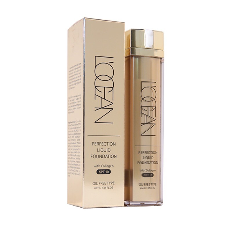 [si sll] Kem lót nền Locean Perfection Liquid Foundation With Collagen – 40ml tăng cường độ dưỡng ẩm cho làn da mềm mại | BigBuy360 - bigbuy360.vn