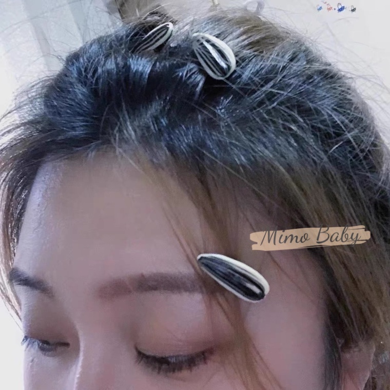 Set 5 chiếc kẹp tóc bé gái hình hạt hướng dương xinh xắn KT36 Mimo Baby