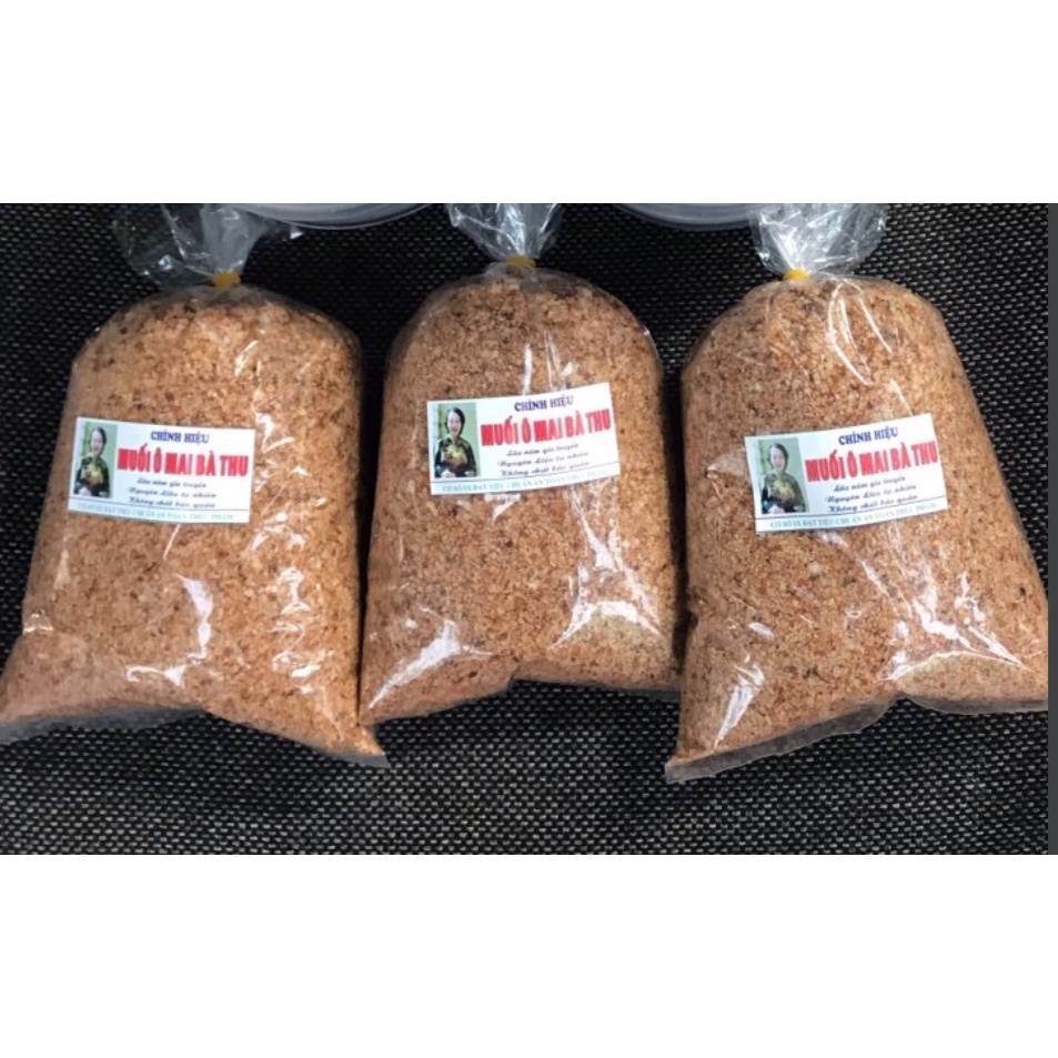 (HOẢ TỐC) SỈ 5KG Muối ô mai chính hiệu Bà Thu, đặc sản Hà Nội, chấm hoa quả: mận, dứa, xoài, cóc, ổi....