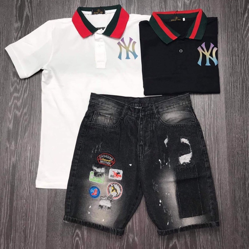 Quần short nam!Quần jean nam ngắn thêu logo  cao cấp giá rẻ. | BigBuy360 - bigbuy360.vn