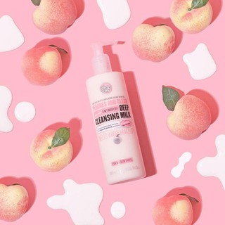 Sữa rửa mặt & tẩy trang soap & glory peaches and clean deep cleansing milk