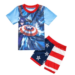 Bộ đồ bé trai Siêu anh hùng American captain
