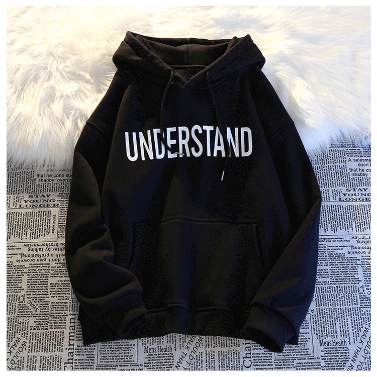 Áo Hoodies Nữ In Chữ Thời Trang Hàn Quốc Năng Động