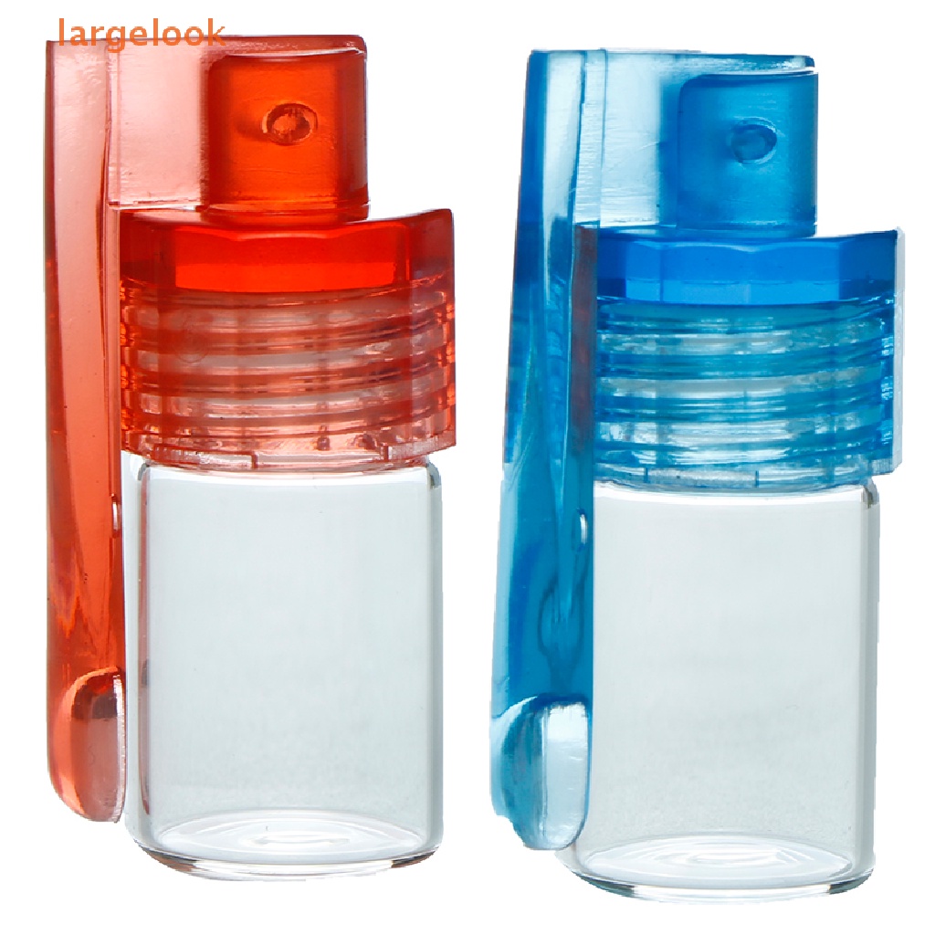 Lọ Thủy Tinh Tròn Mini Chống Thấm Nước Đựng Thuốc Tiện Dụng