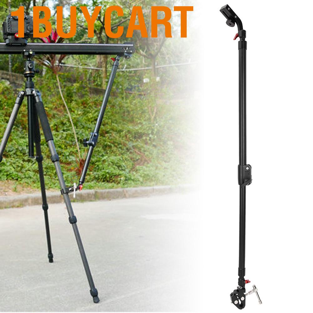 1buycart Support Tripod Rods  Durable Sturdy Stable Aluminium Alloy Black Camera Slider for Mobile Phone Outdoor Home