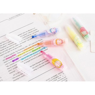 BP-Túi 5 bút dạ quang mini dễ thương