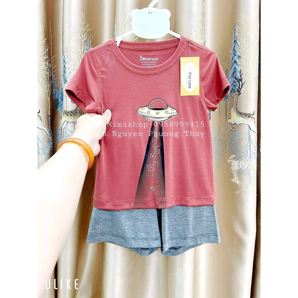 Cộc Tay Sợi Tre Father Care Cho Bé 9m-36m