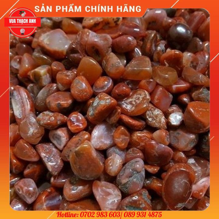 [HOT] Đá vụn ngũ sắc phong thủy rải nền màu đỏ giá rẻ 49k/ 500g