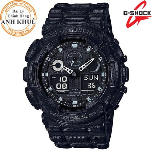 Đồng hồ nam G-SHOCK chính hãng Casio Anh Khuê GA-100BT-1ADR