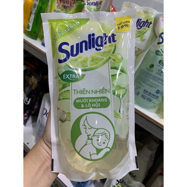 Nước Rửa Chén Sunlight Thiên Nhiên, bịch 750g