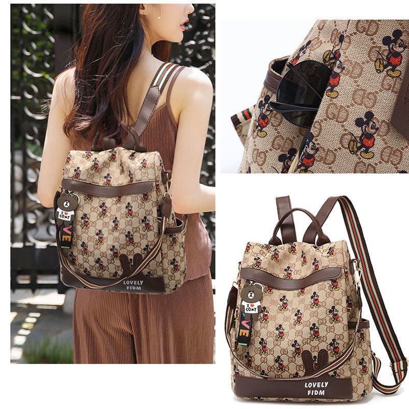 Balo du lịch IELGY vải oxford cỡ lớn chống trộm thời trang Hàn Quốc cho nữ