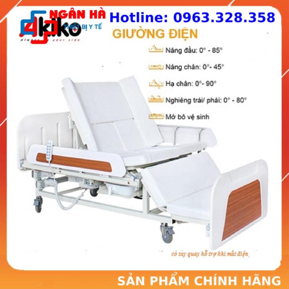 Giường bệnh nhân, giường y tế, giường y tế đa năng Akiko A89-02 tặng ngay 02 bộ ga trải giường