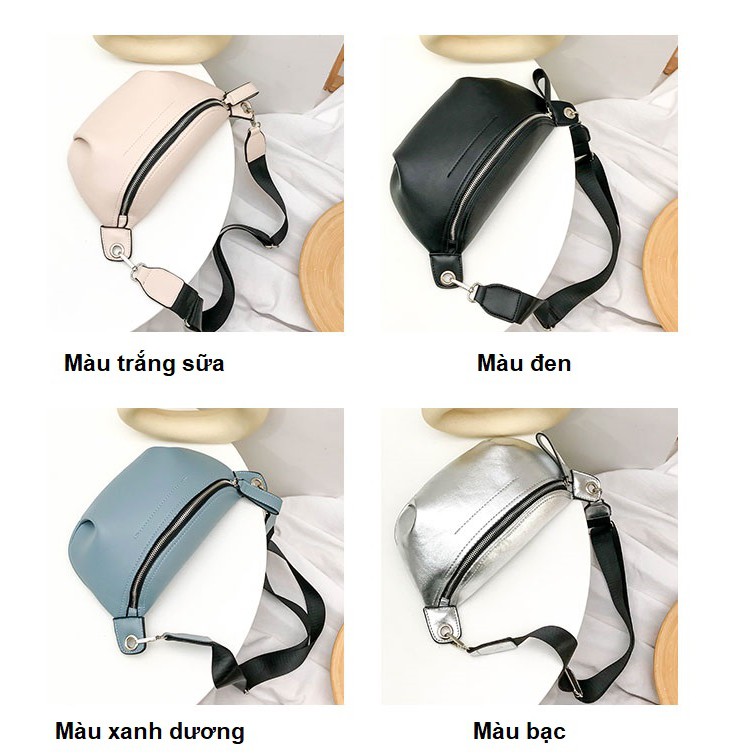 Túi đeo chéo trước ngực trẻ trung năng động da siêu mềm DC06 túi bao tử Chip Xinh Bag | BigBuy360 - bigbuy360.vn