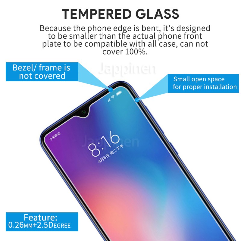 Miếng Dán Kính Cường Lực Cho Redmi Note 7-Glass