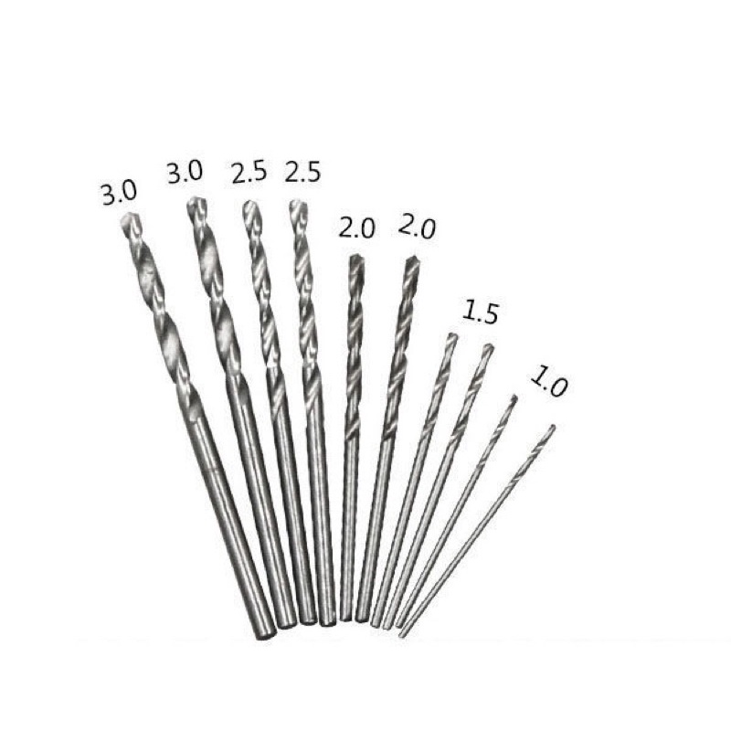 Khoan tay mini dùng cho nến/ đất sét (kèm 10 mũi khoan)