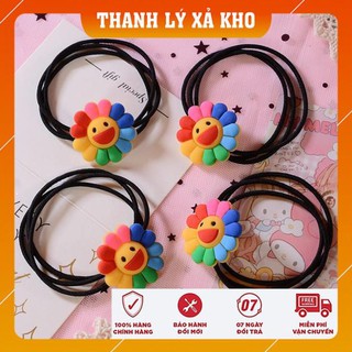 Buộc tóc hoa mặt trời siêu xinh
