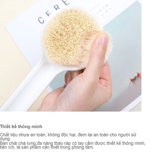 Bàn chải cọ lưng muji nhật