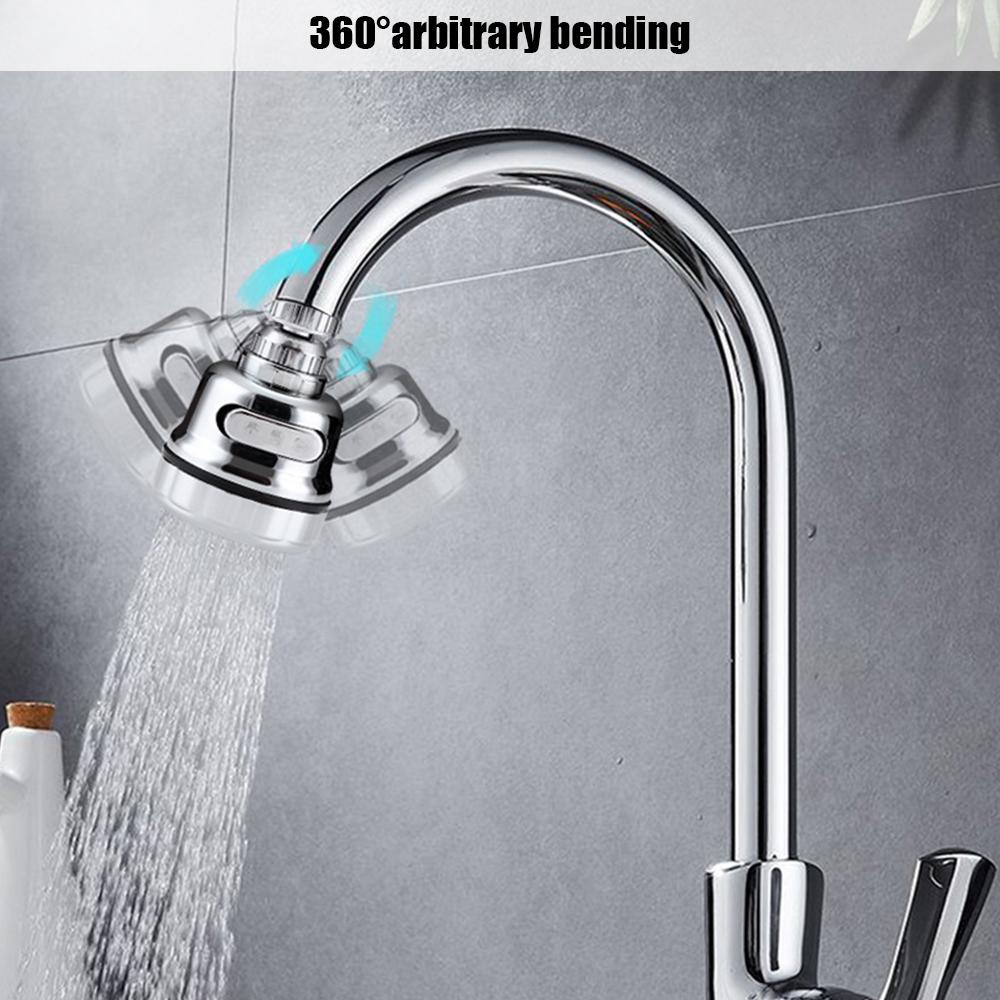 FASHYUNER Đầu Nối Dài Vòi Nước Bồn Rửa Chén Bằng Nhựa ABS 3 Chế Độ Tiết Kiệm Nước