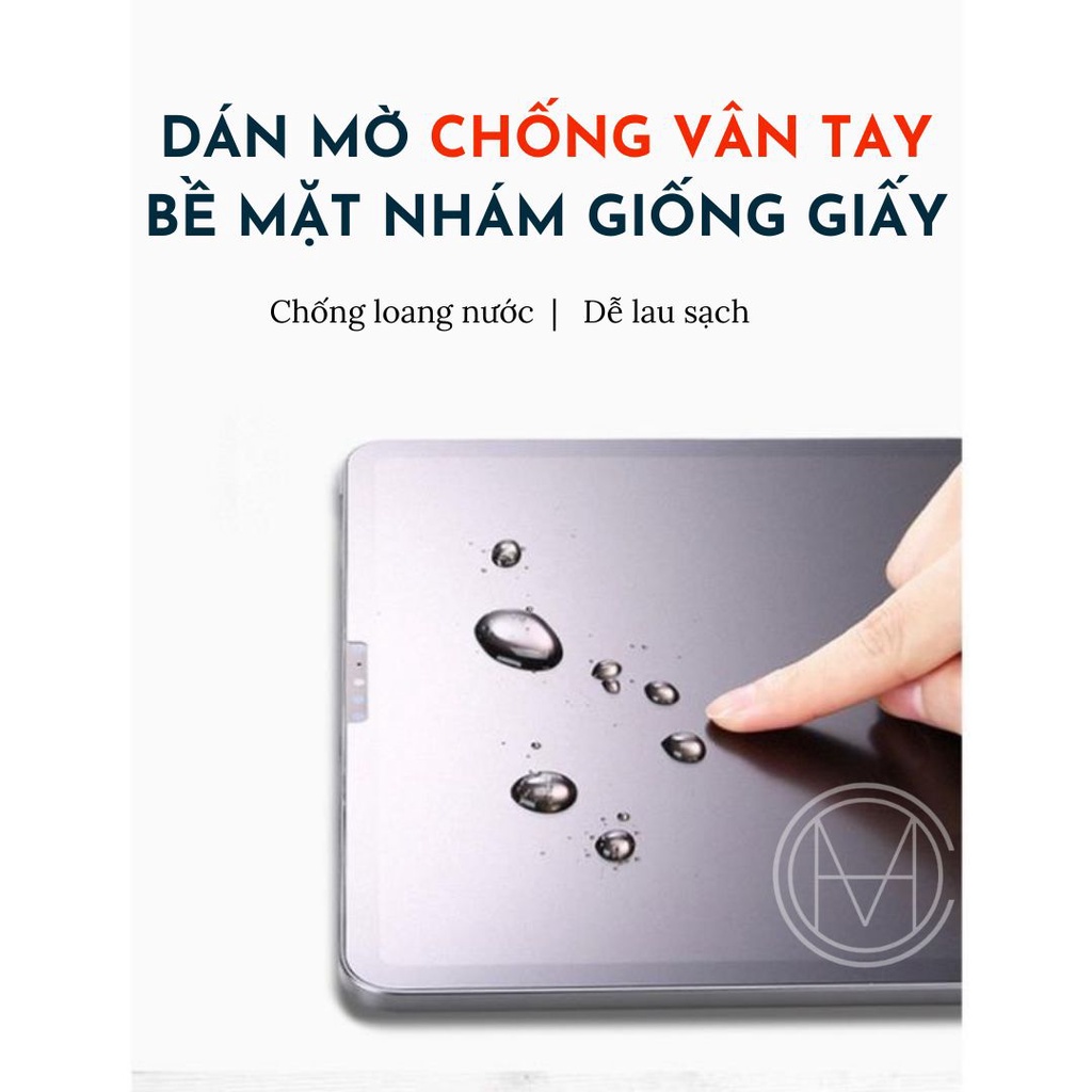 [Thế hệ mới] Dán màn hình iPad Paper-like chống vân cảm giác vẽ trên giấy paperlike - air 4 10.2 10.5 10.9 pro 11 (AD01)