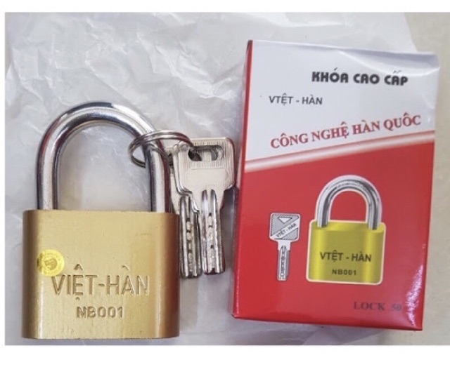 <Mua lẻ giá sỉ> Ổ khoá VIỆT - HÀN cao cấp - đủ kích cỡ, ảnh do shop tự chụp có sẵn