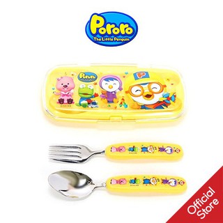 Bộ Muỗng Nĩa Cutie Pororo Pororo Cutie Set (CÓ HỘP)