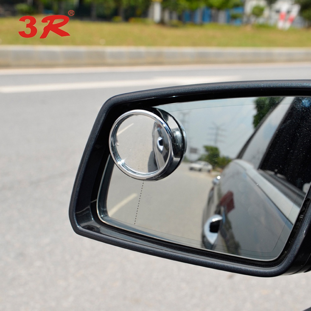 Gương cầu lồi ô tô 3R chính hãng xoay 360 độ xóa điểm mù hỗ trợ tầm nhìn cho ô tô xe hơi
