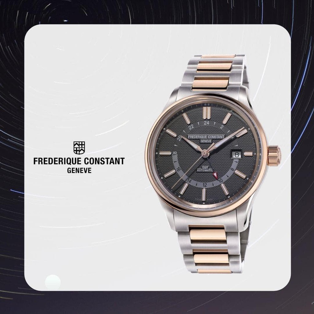 Đồng hồ nam chính hãng Frederique Constant FC-350GT4H2B - Máy cơ tự động - Kính Sapphire